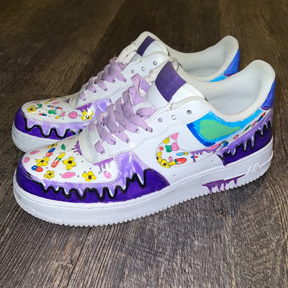 Juice Wrld AirForce 1 Size 9.5